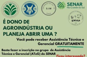 É dono de agroindústria ou quer abrir uma?