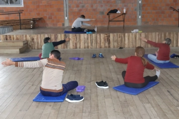 Grupo de fisioterapia realizou atividades no CTG Presilha Pampeana