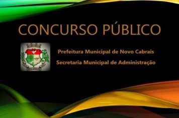 Concurso Público - Homologação Preliminar - Prazo Recursos - Convocação Prova Objetiva 