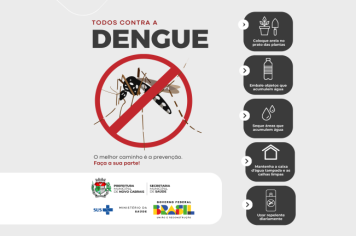 Novo Cabrais mantém-se livre da dengue, mas reforça cuidados