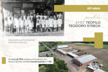 Escola Teófilo comemora seus 60 anos neste domingo (28)