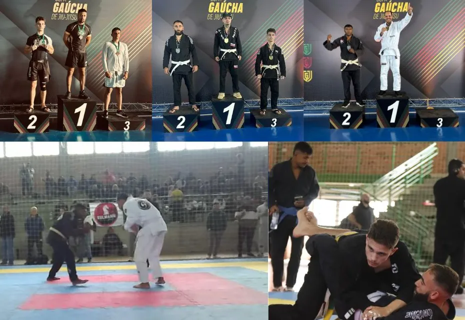 Atletas de Novo Cabrais se destacam na Copa Gaúcha de Jiu-Jitsu