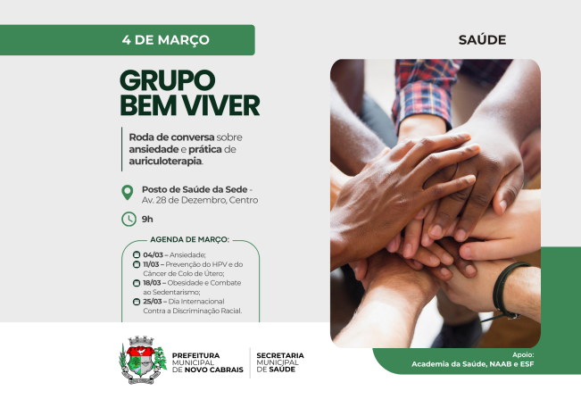 Grupo Bem Viver promove encontro na próxima segunda (4)