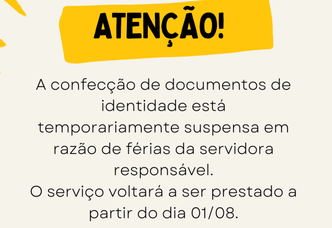 Aviso importante!