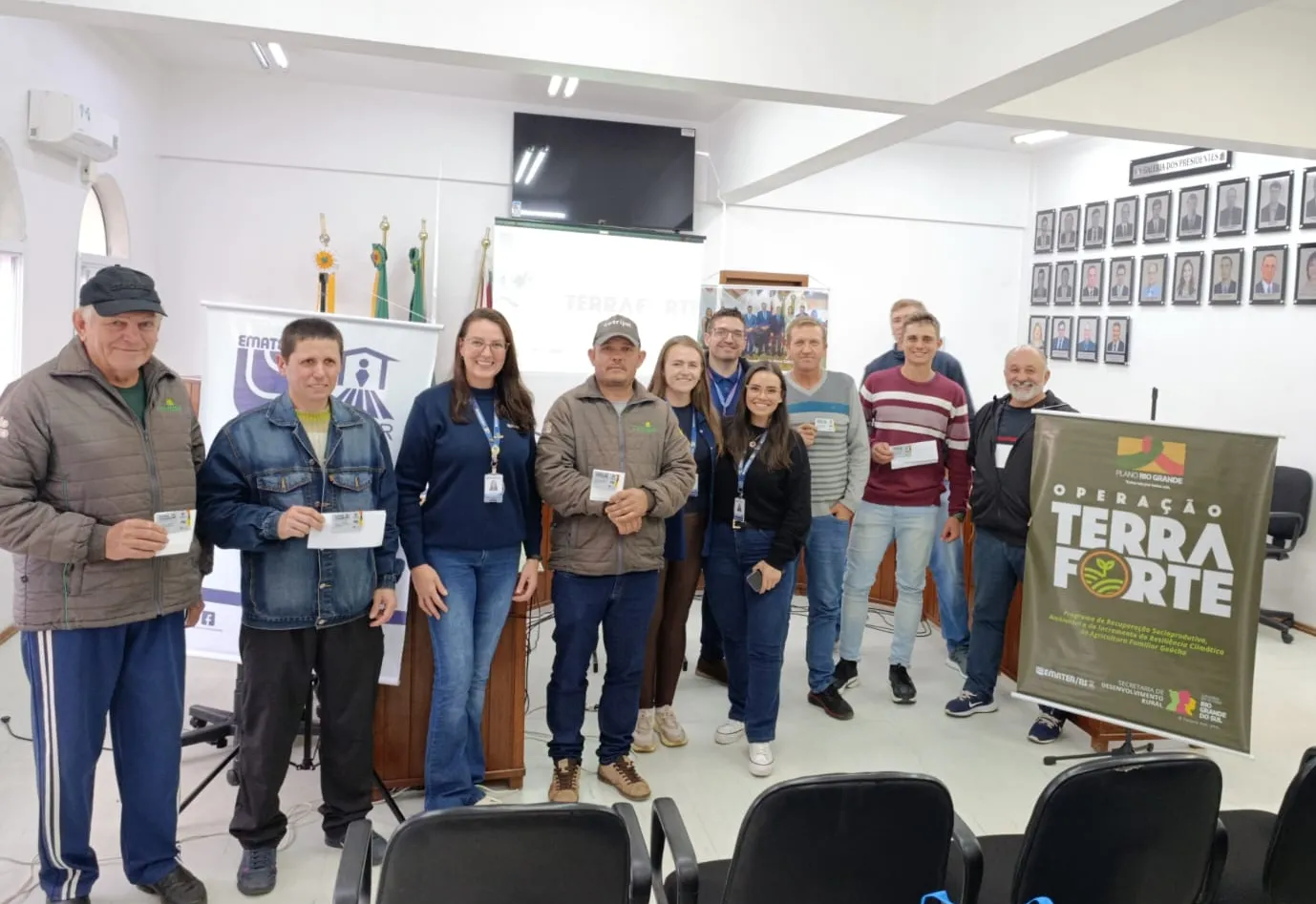 Agricultores de Novo Cabrais são contemplados no Programa Terra Forte