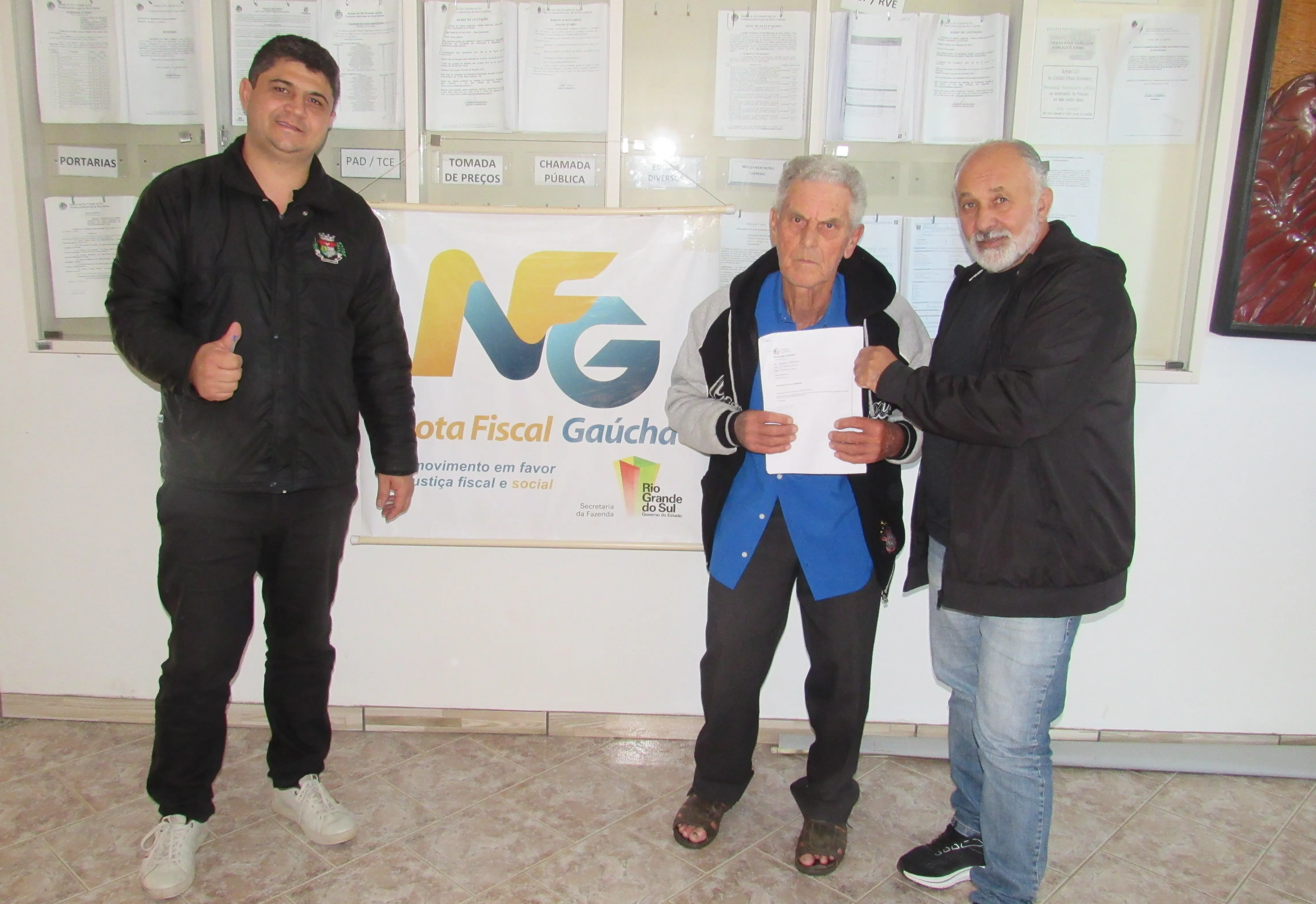 Morador de Cerrito é premiado no Nota Fiscal dá Prêmios