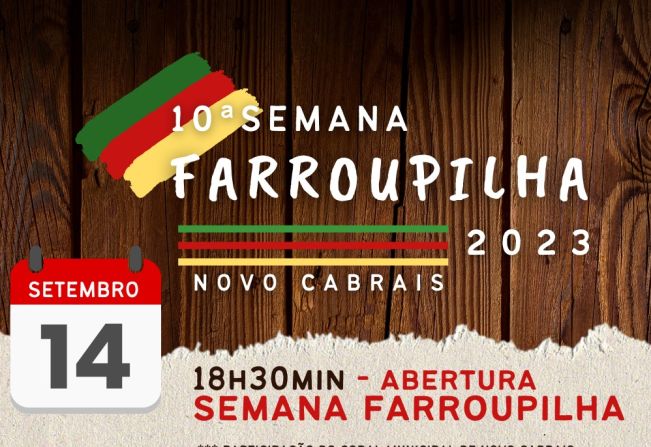 10ª Semana Farroupilha de Novo Cabrais: Celebrando Nossa Tradição Gaúcha