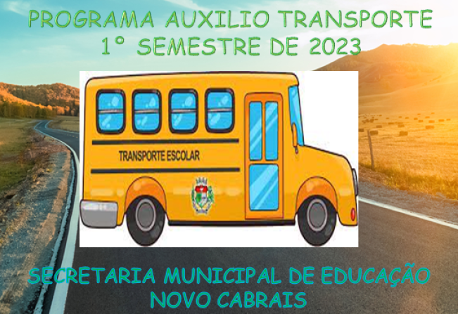 Programa Auxilio Transporte 1º semestre 2023