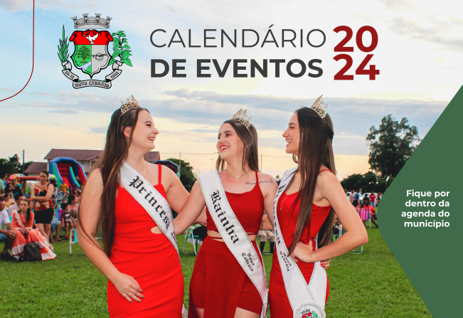 Calendário Municipal de Eventos de Novo Cabrais 2024 já está disponível