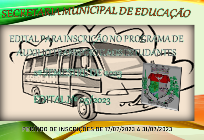 Edital Auxilio Transporte Aluno nº 05/2023 - 2º Semestre 2023